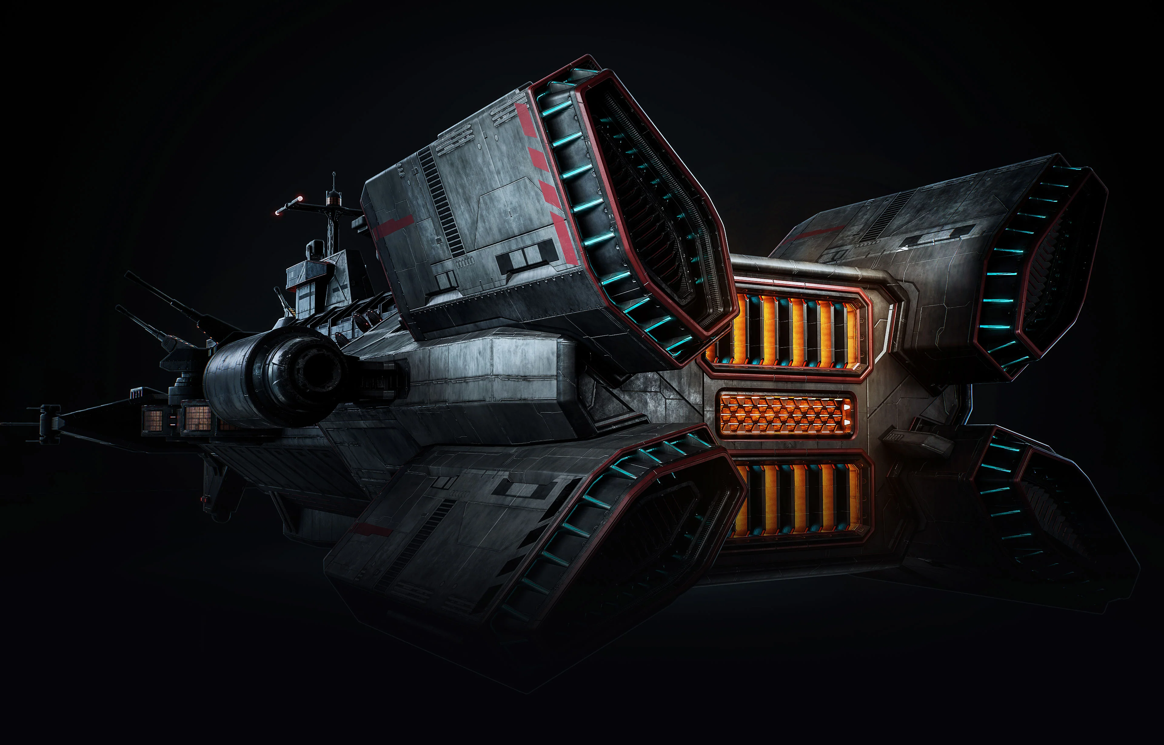 Battle Cruiser 3D Model - Image 8