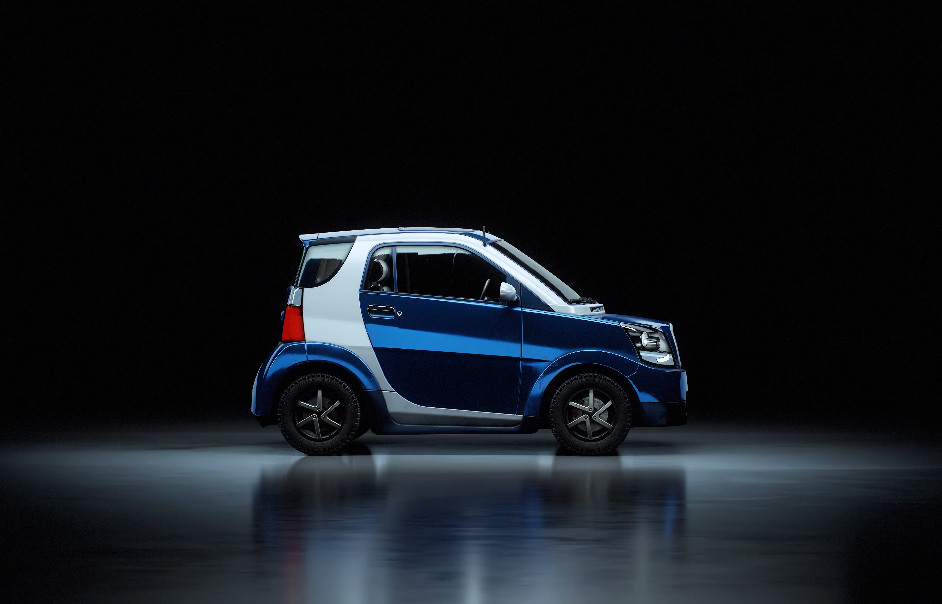 Compact City Car 3D Model - Image 4