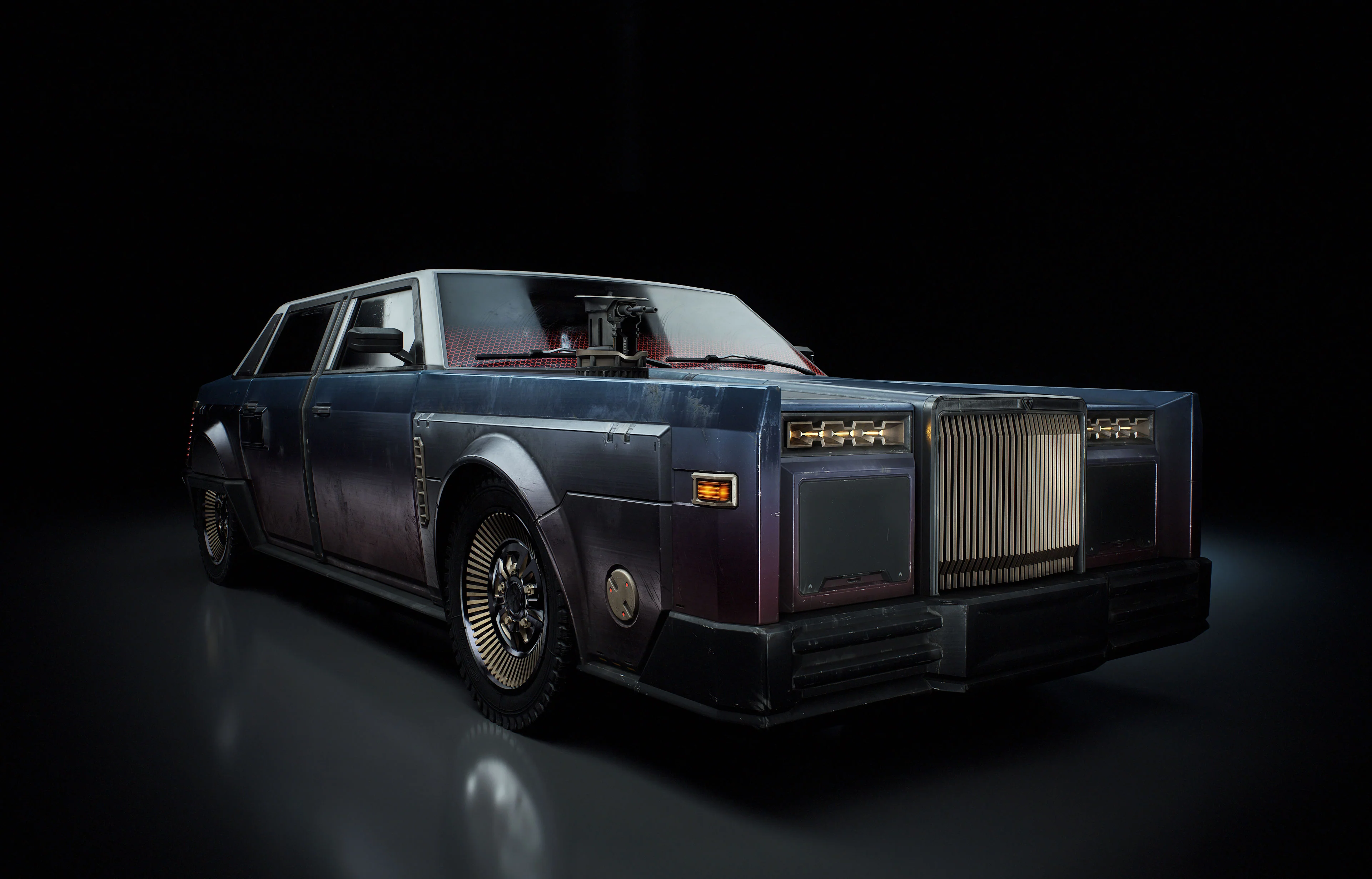 CyberPunk Lowrider 3D Model - Image 2