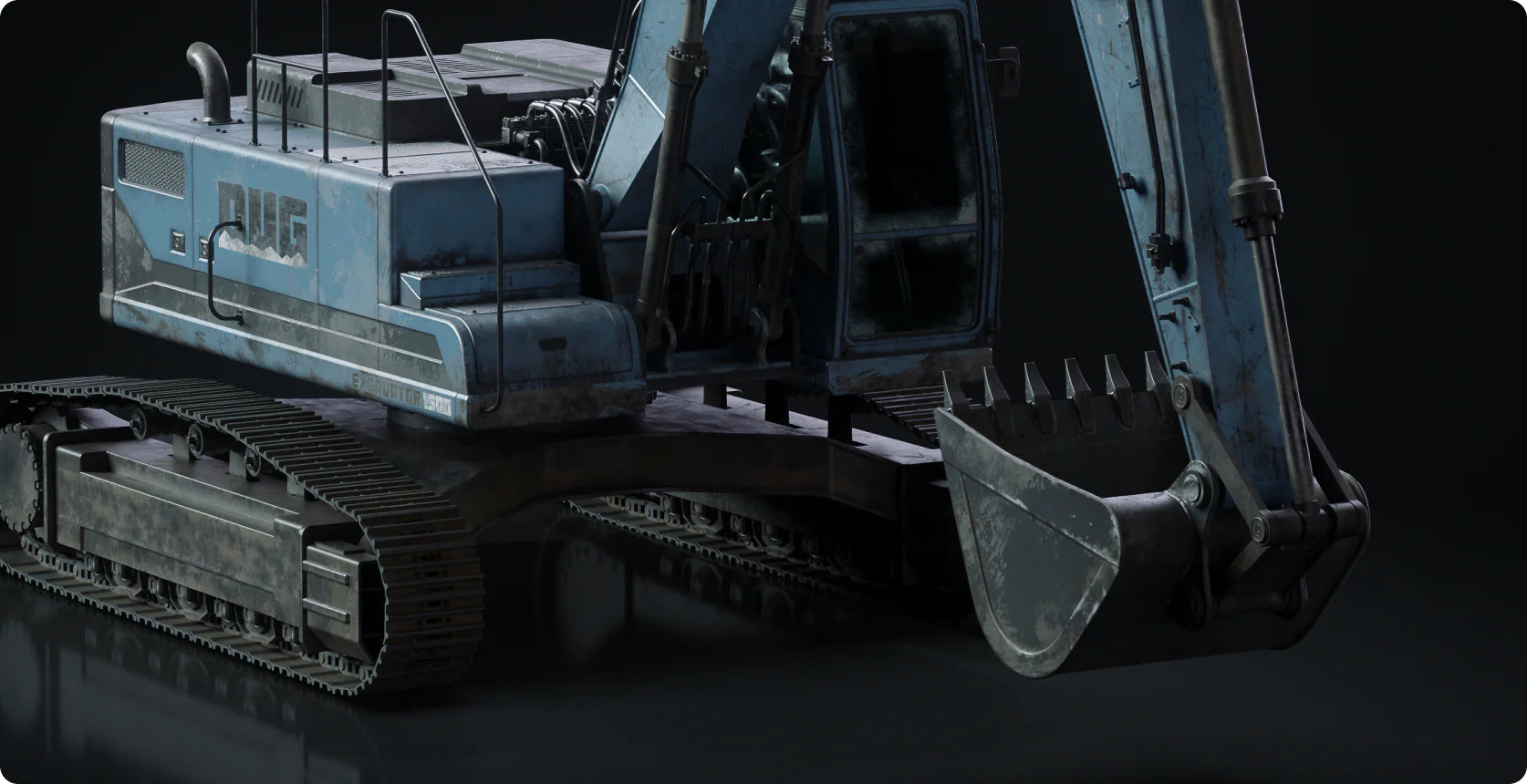 Excavator 3D Model - Image 7