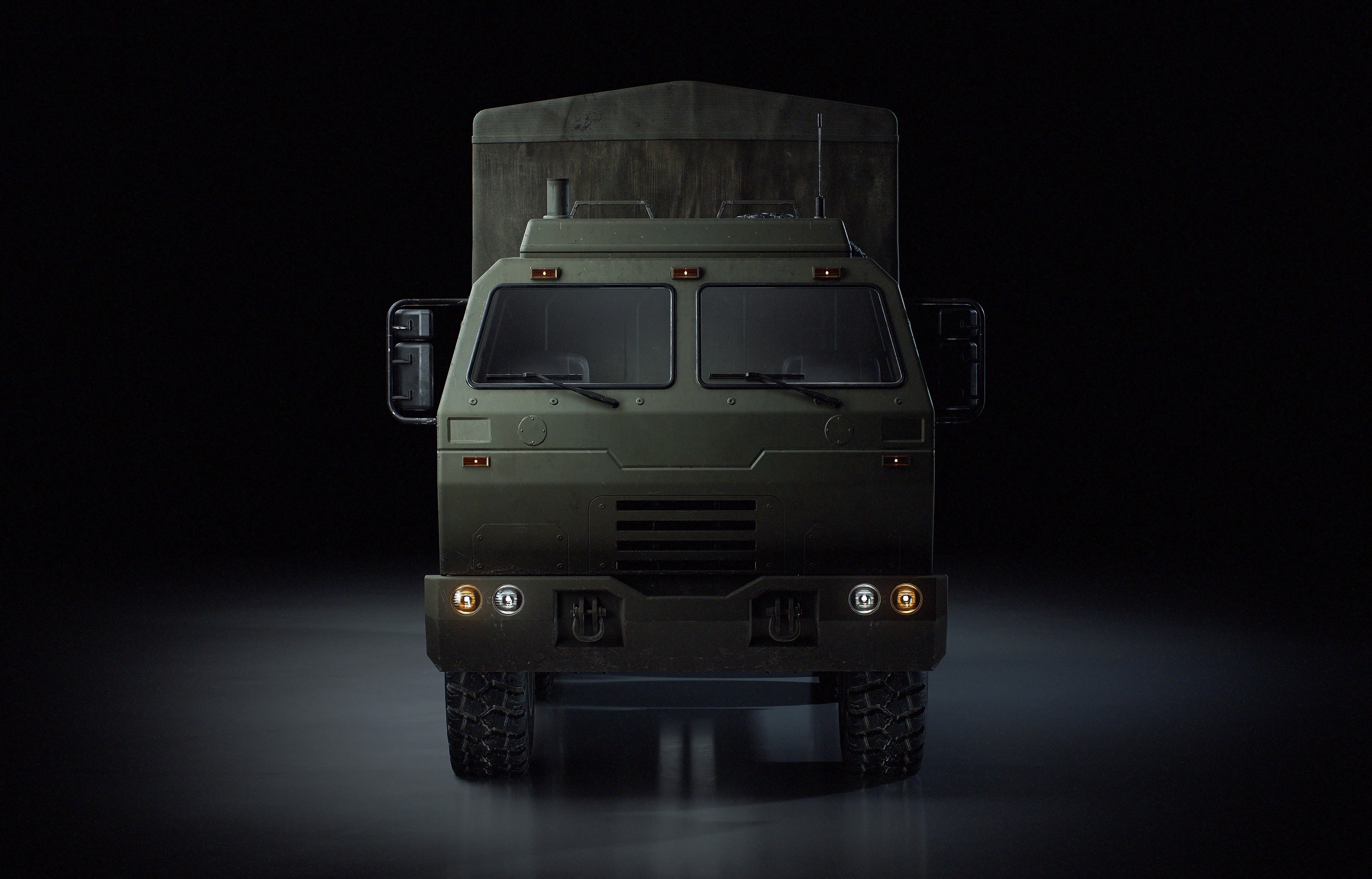 Military Transport Truck 3D Model - Image 4