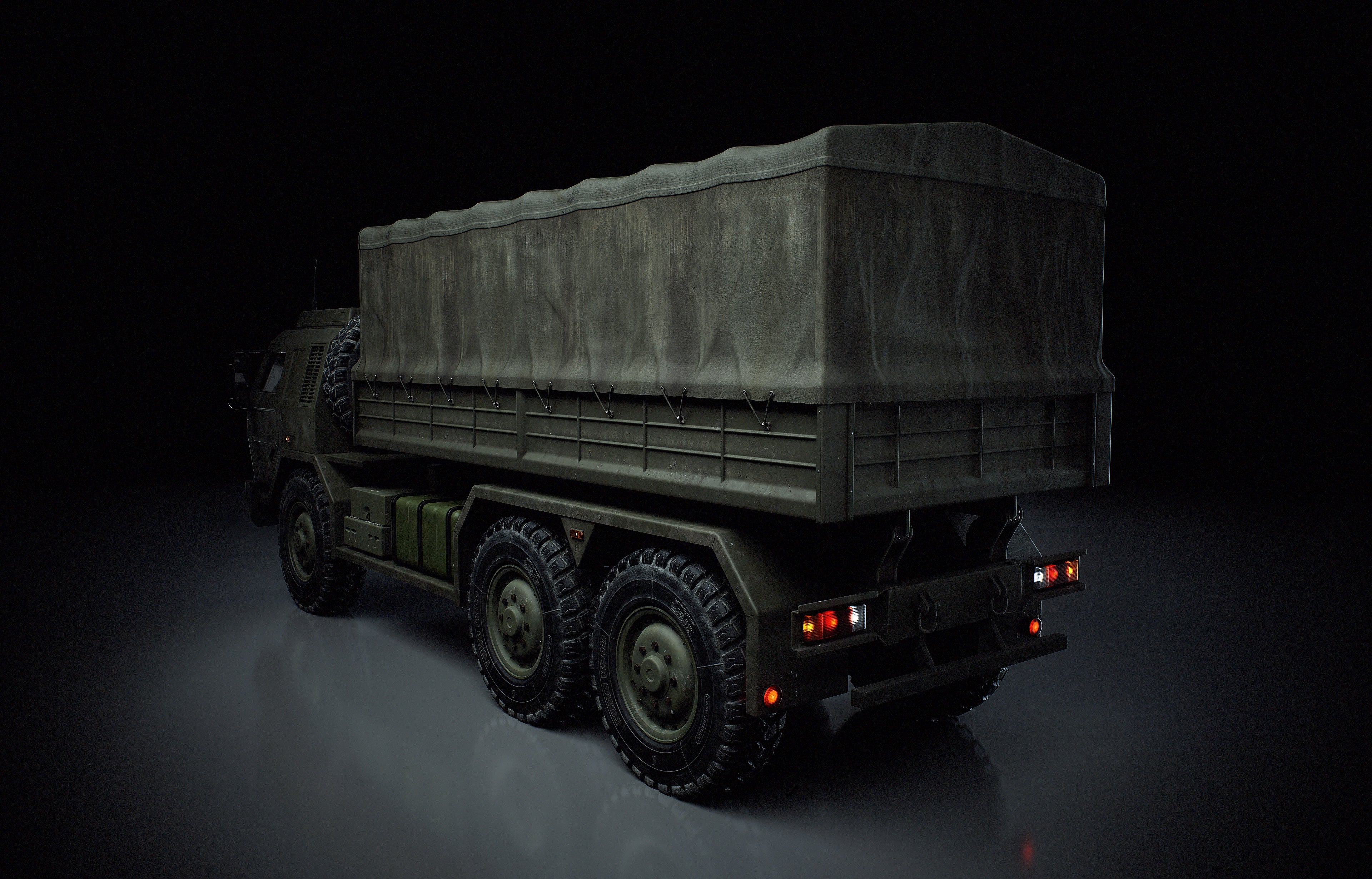 Military Transport Truck 3D Model - Image 6
