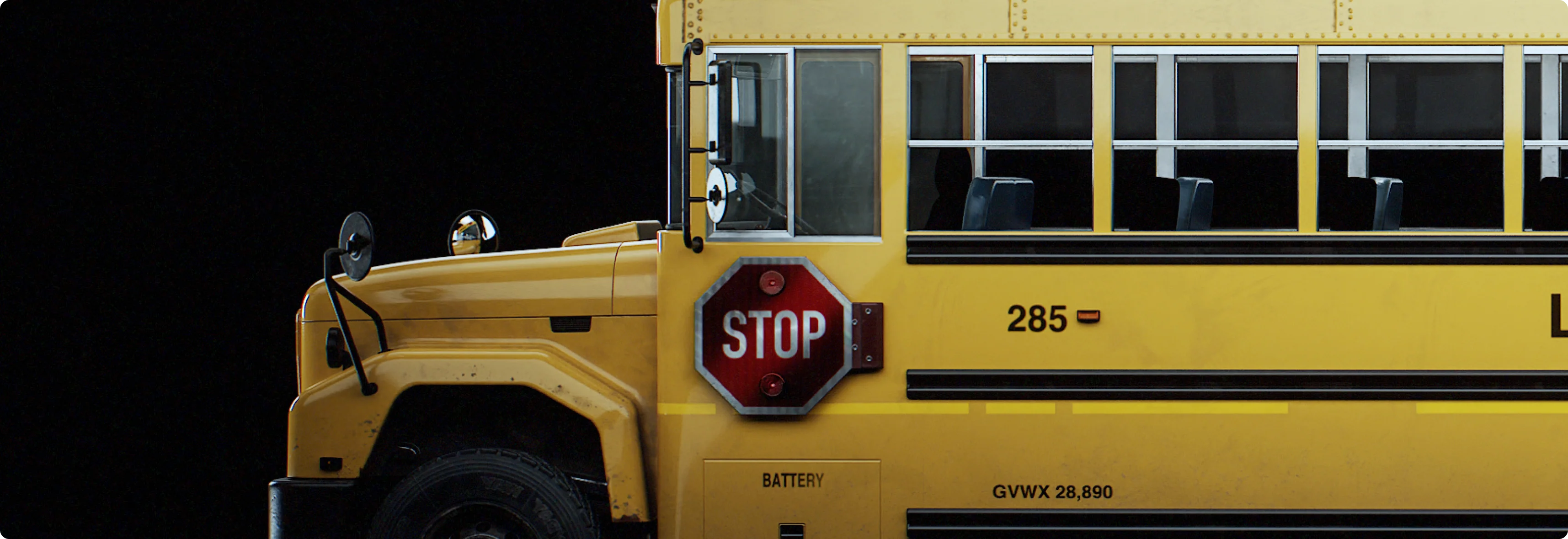 School Bus 3D Model - Image 7